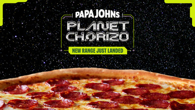 Papa Johns’ new Chorizo range features flavours inspired by the taste of space (PRNewsfoto/Papa John's International)