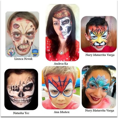 Halloween Face Paint Examples