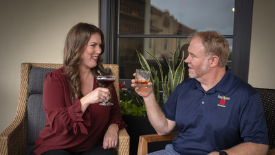 Abby Martinie, Four Roses Distillery Brand Ambassador and Mixologist, and Brent Elliott, Four Roses Distillery Master Distiller