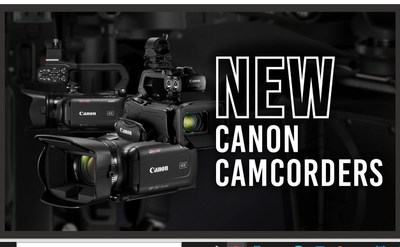 Canon has released a series of broadcast tools, including five new XA75, XA70, XA65, and XA60 pro camcorders