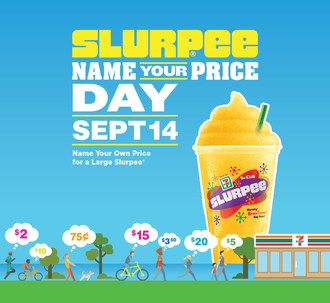 Slurpee®Name Your Price日又回到加拿大7- 11®了