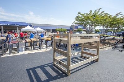 Lowe’s is joining Sleep in Heavenly Peace and thousands of volunteers for the fourth annual Bunks Across America event to build and deliver quality bunk beds to children and families in need.