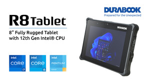 Durabook Launches First Fanless 8" Fully Rugged Tablet With Intel(R) 12th Gen CPU