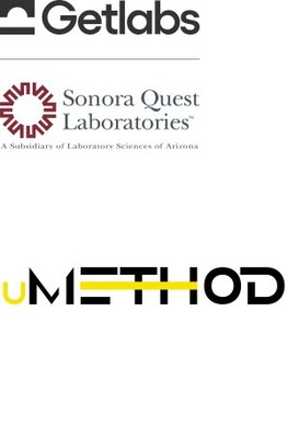 Getlabs-Sonora Quest uMETHOD logos
