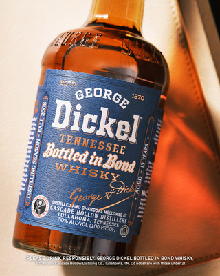 This August, George Dickel is returning to barrels from distilling season Fall 2008 and adding to its highly acclaimed, award-winning Bottled in Bond Whisky Series with George Dickel Bottled in Bond Fall 2008, Aged 13 Years.