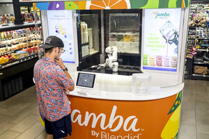 Love's Travel Stops Opens Jamba by Blendid Robotic Smoothie Kiosk in Williams, California