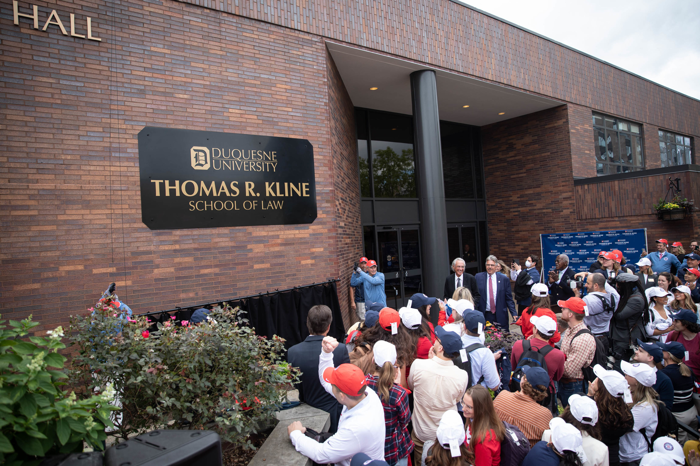 KLINE COMMITS $50 MILLION TO DUQUESNE UNIVERSITY TO NAME LAW SCHOOL