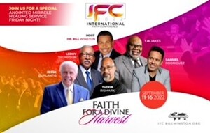 Bill Winston Ministries Presents the 2022 International Faith Conference Kicking Off September 11 in Chicago with Thousands Expected to Attend in Person and Online