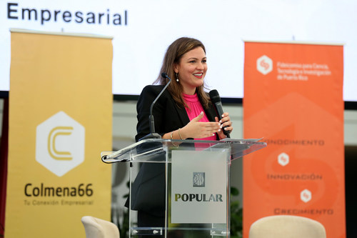 Denisse Rodriguez, executive director Colmena66 at the Puerto Rico Science, Technology and Research Trust