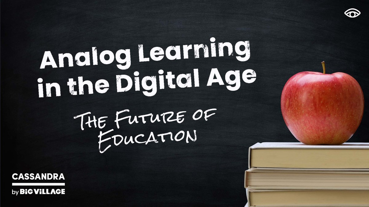 New Research from Cassandra by Big Village Unveils Seismic Shifts Pointing to an Upend of the Traditional Education System for Gen Alpha and Gen Z Students - Vimarsana News