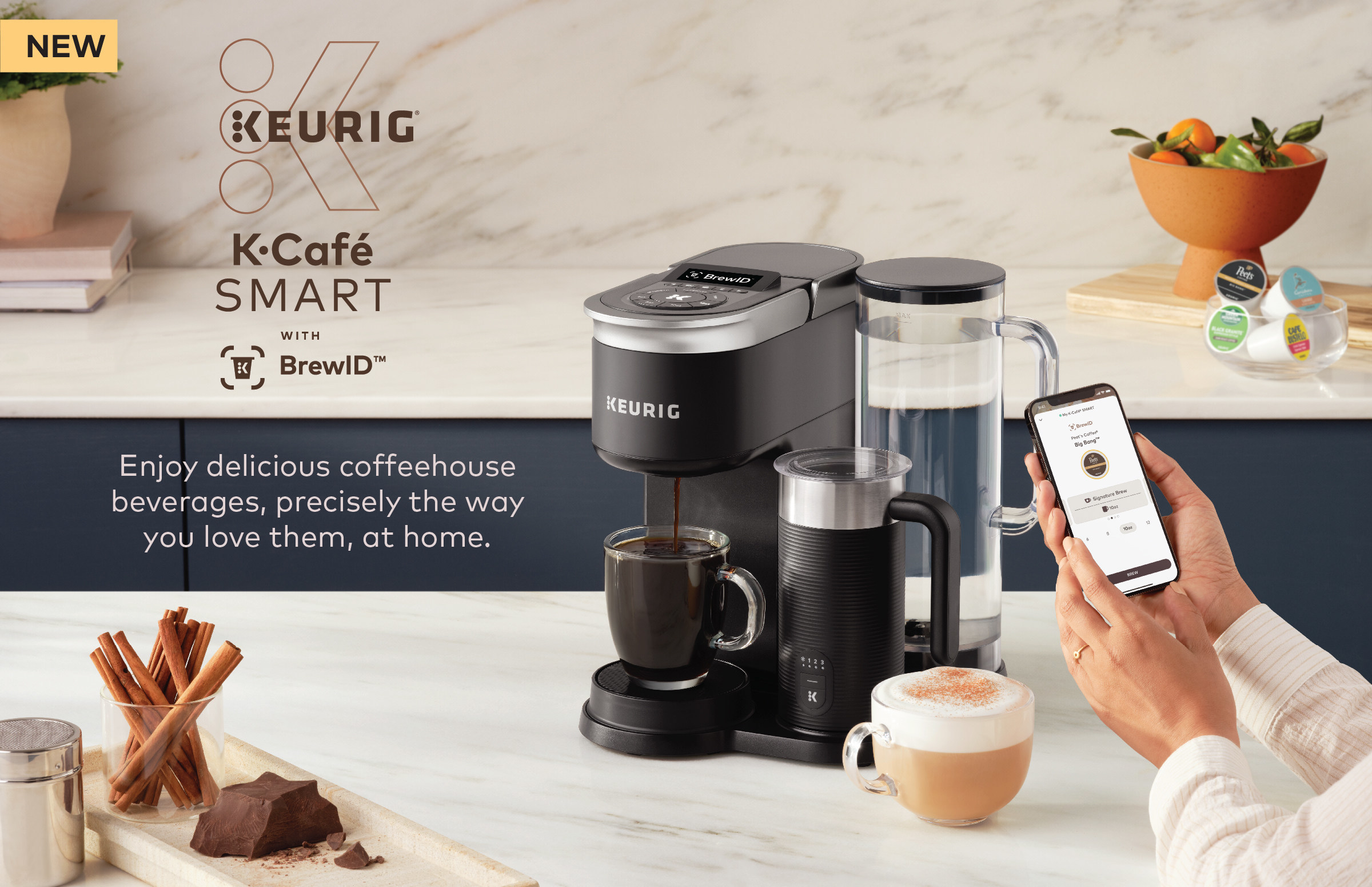 Keurig Expands its Connected Brewer Line, Unveils K-Café SMART to Deliver a  Coffeehouse Experience at Home - Sep 8, 2022