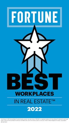 Venterra Realty was named to the Best Workplaces in Real Estate list