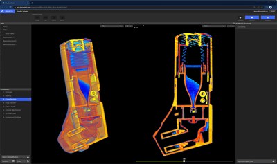 An industrial CT scan of a powder inhaler shown in Voyager, Lumafield's browser-based analysis software.

Industrial CT is a powerful tool for diagnosing problems in design and manufacturing, but has been out of reach to all but the largest manufacturers. Lumafield's industrial CT platform starts at just $3,000 per month and makes industrial CT available to any engineering team as an everyday tool. (Photo: Lumafield)