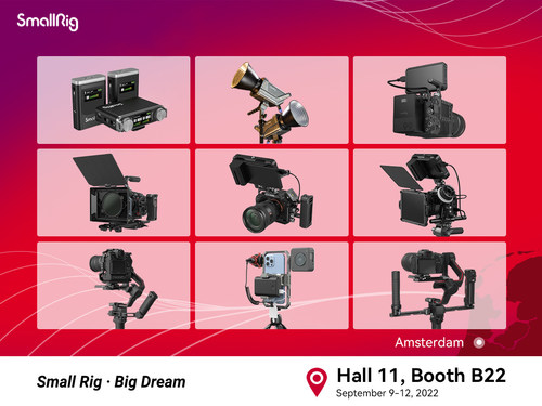 SmallRig Exhibits Latest Products at the IBC 2022 Show in Amsterdam SmallRig Exhibits Latest Products at the IBC 2022 Show in Amsterdam