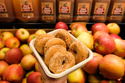 Delicious Apple Cider donuts from our partner Red Apple Farms in Boston