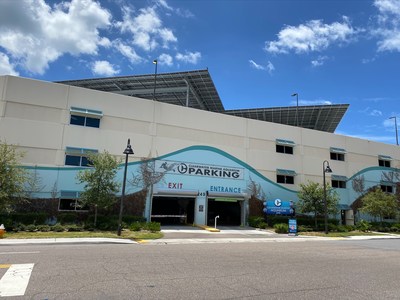 Dolphin Solar Canopy at Clearwater Marine Aquarium, in partnership with Duke Energy.