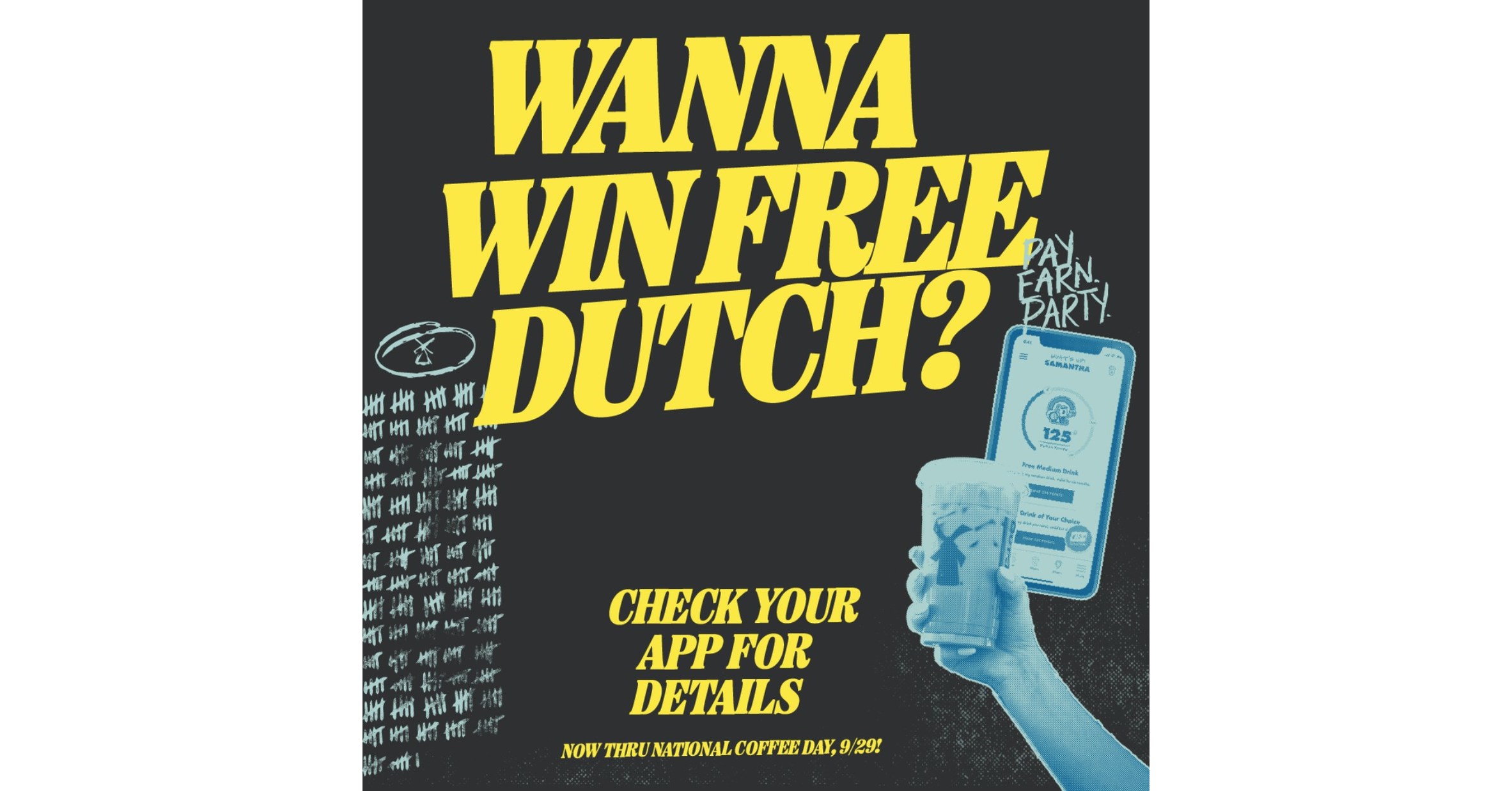 Vier Nationale Koffiedag met Dutch Bros en win gratis Dutch!