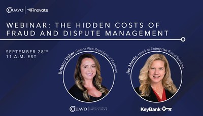 Quavo’s SVP, Revenue Executive Brittany Usher, will be joined by KeyBank’s Head of Enterprise Fraud Services, Jen Martin, to discuss “The Hidden Costs of Fraud and Dispute Management: Where to Automate the Process and Reduce Losses.”