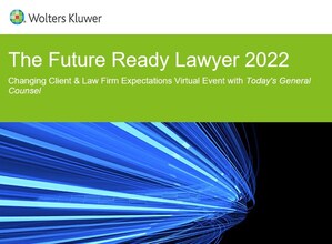 Wolters Kluwer Thought Leader to Moderate Webinar for the Launch of the Wolters Kluwer Future Ready Lawyer 2022 Survey Report