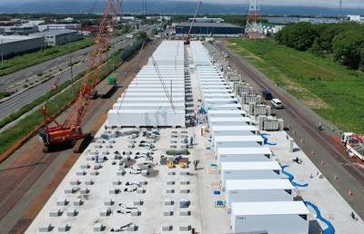 Battery storage at the Ishikari Wind project will provide 100 MW x 180 MWh of capacity