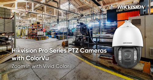 Hikvision new PTZ cameras with ColorVu