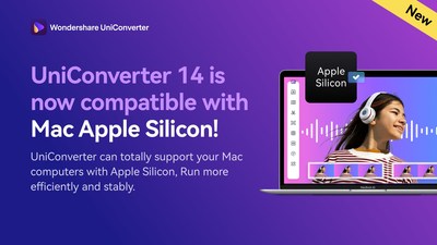 Wondershare UniConverter is positioned as an industry leader as it is upgraded to be compatible with Mac Apple Silicon.