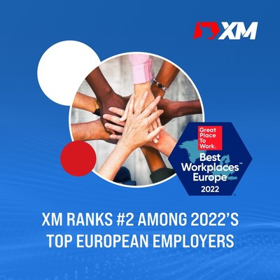 XM Ranks 2nd in Great Place to Work 'Best Medium Workplaces' List for Top 2022 European Employers