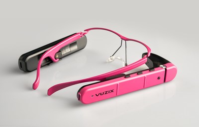 Vuzix M400 smart glasses specially prepped for use at Digital X in Cologne, Germany