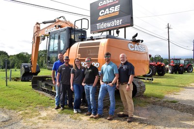 Pictured from left to right; Shawn Corbett (Byron Branch Manager), Josh Pinnell (Service Tech), Kathleen Barfield (Marketing), Terry McNair (Kickstart Winner), Codey Musselwhite (Construction Salesmen), Kevin Pittman (Manager, Construction Equipment & Equipment Rental Divisions)
