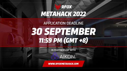 RFOX Launches the RFOX Metahack 2022, a Web 3.0 Hackathon Presented by Padang & Co