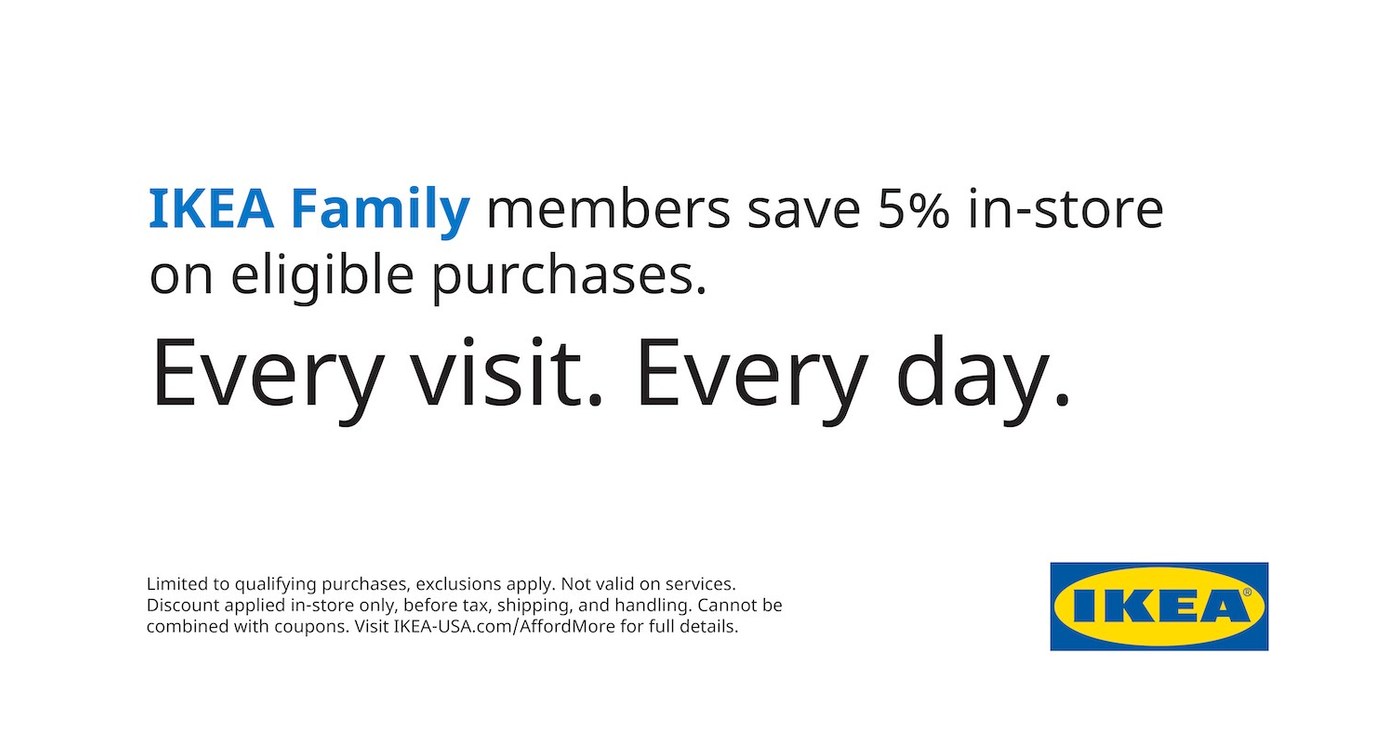 IKEA U.S. introduces new IKEA Family benefits including saving 5% in ...