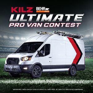 KILZ® &amp; BEHR PRO® OFFER PROFESSIONAL PAINTERS AN OPPORTUNITY TO WIN A CUSTOM VAN STOCKED WITH ALL THE TOOLS FOR ANY JOB