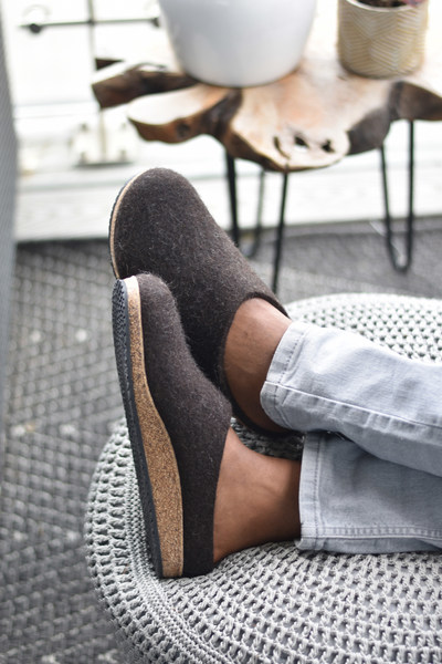 J.Crew also carries a selection of the sustainable EcoWool Clog by Stegmann. It features sustainably sourced heritage wools that financially supports heritage sheep breeds and their farmers as a part of Stegmann's species preservation initiative.