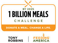 Tony Robbins And Feeding America® Partnership Surpasses 900 Million Meals Provided Through 1 Billion Meals Campaign