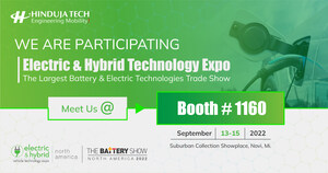 Hinduja Tech showcases its end-to-end EV Development expertise at 'The Battery and Electric Technologies Trade Show, North America', 2022