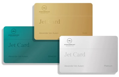 Available in Emerald, Gold, and Platinum tiers, The Paramount Jet Card provides access to more than 4,000 of the safest and most luxurious private jets in the world, on your schedule.