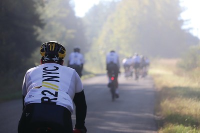 The R2//NYC riders have already raised over $687,000, which represents 275 weeks of camp funded for Campfire Circle, a charity that supports kids affected by cancer. (CNW Group/Campfire Circle)