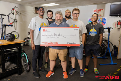 Community Bike Works was among 50 non-profit organizations to receive a $10,000 Kentucky Fried Wishes grant from the KFC Foundation. The local Allentown, PA non-profit connects youth ages 9-18 with adult mentors who teach them life lessons through bicycle mechanic and safety programs.