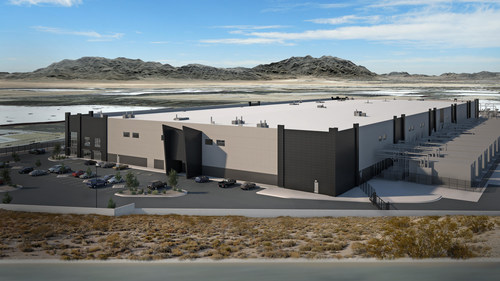 A rendering of Novva's new North Las Vegas data center, which is expected to open in late 2023. (Photo: Novva Data Centers)