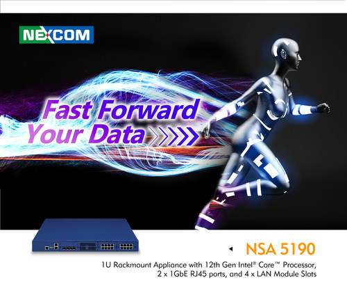 NEXCOM offers the most effective way to face the challenges of this new digital reality. NSA 5190 can easily manage bigger data volumes and heavier workloads. LAN module slots with PCIe 4.0 interface enable double data transfer speeds compared to the precedent interface. NEXCOM offers the most effective way to face the challenges of this new digital reality. NSA 5190 can easily manage bigger data volumes and heavier workloads. LAN module slots with PCIe 4.0 interface enable double data transfer speeds compared to the precedent interface.