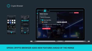 Opera Crypto Browser integrates Metamask and other wallets; Unveils Industry-First Web3 Wallet Selector ahead of the Merge