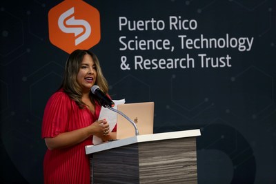 Andreica Maldonado, Research Grants Program director at the Puerto Rico Science, Technology and Research Trust