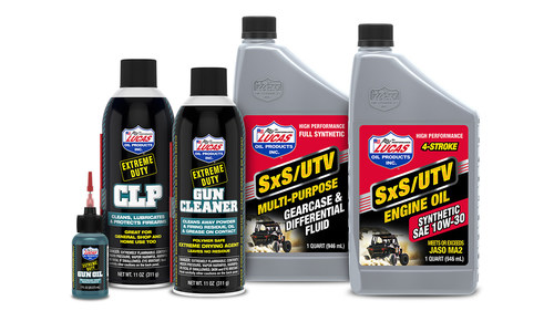 Lucas Oil has a full lineup of outdoor and SxS products that can help make hunting, sporting and powersports equipment more reliable, safer and protected from harsh elements. Learn more at lucasoil.com.