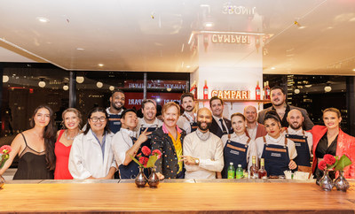 Notable NYC bartenders stirred up one-of-a-kind Negronis inspired by the past, present and future at the Campari headquarters overlooking Bryant Park.