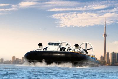 North America’s first-ever rapid transit hovercraft set to launch in summer 2023 will connect Toronto and the Niagara Region in 30 mins (CNW Group/Hoverlink Ontario Inc.)