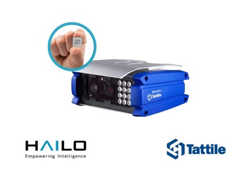 The Hailo-8™ AI processor will be integrated into Tattile’s new product line, enabling a new era of smart cameras for Intelligent Transport Systems (ITS), mobility and smart cities.