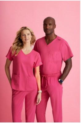 These scrubs give back! For every purchase from the Skechers by Barco Wild Pink collection, a portion of proceeds will go to Susan G Komen.