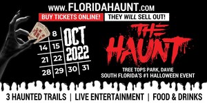 South Florida's Most Anticipated Halloween Festival Returns to 'HAUNT' Tree Tops Park in Davie, FL For The Third Year