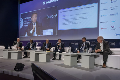 CEO of KT SAT, David Kyungmin Song delivered the Multi-Orbit Satellite Business Strategy at World Satellite Business Week(WSBW) 2022 held in Paris