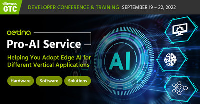 Aetina Pro-AI Service-a service to help global partners and clients of Aetina adopt AI for different vertical applications with Aetina's edge AI hardware and software.